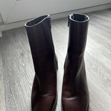 Bottines en cuir 