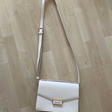 Borsa a tracolla bianca Anna Field