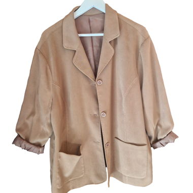 Blazer oversize beige