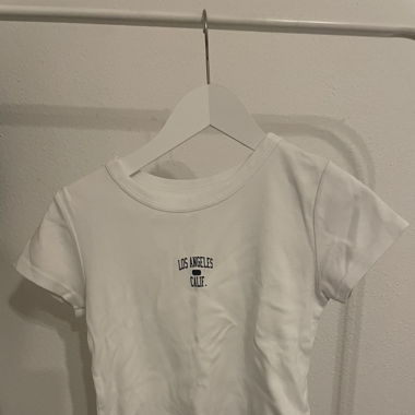 white cute brandy top 