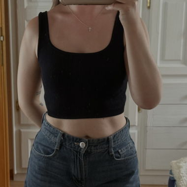 Lot de deux crop top sans manches