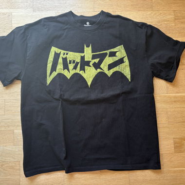 T-shirt Japanese Batman nero