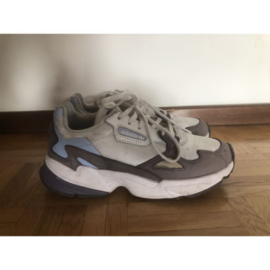 adidas grau/violett und blau Sneakers