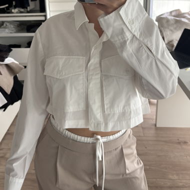 Weisses Kurzhemd von H&M