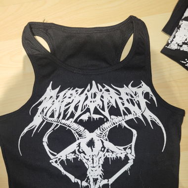 Baphomet crop top