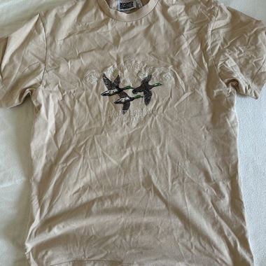 T-shirt vintage beige (couleur sable)