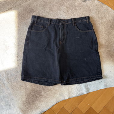 Schwarze Denim-Shorts