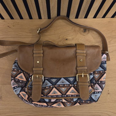Borsa a tracolla con motivo
