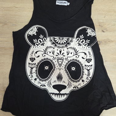 Canotta Panda Retro Ink