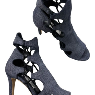 Jimmy Choo High Heels Denim Gladiator 39.5 blue