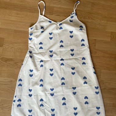 Chemise de nuit à petits cœurs