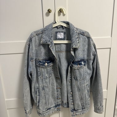 Veste en jean Bershka
