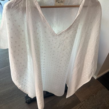 Blouse blanche ample