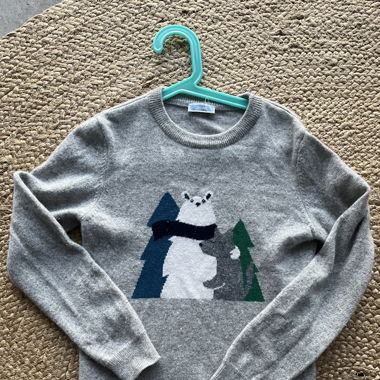 Jacadi Wolle Pullover Kinder 7 -9 Jahre alt