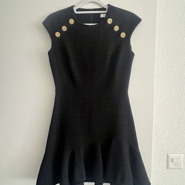 Sandro black minidress, size 36