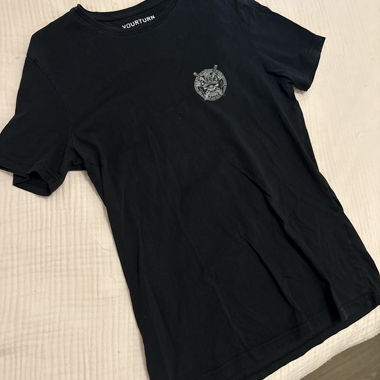 Yourturn t-shirt noir