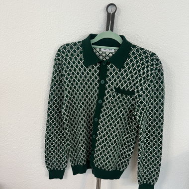 Veste en tricot à motifs
