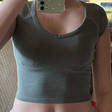 Grünes shirt bershka