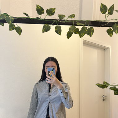 Grey, office blouse