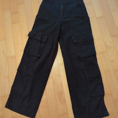 Schwarze Cargo Hose 
