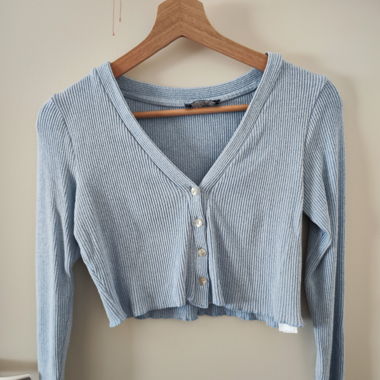 Maglione blu Bershka