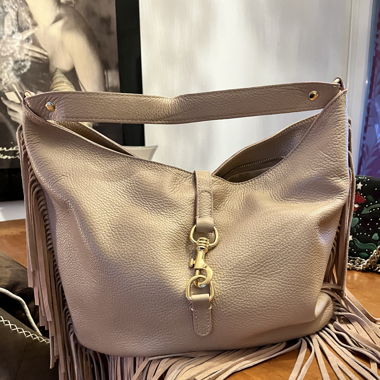 Lederhandtasche