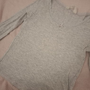 H&M Teens-Spitzenshirt mit langen Ärmeln – Coquette