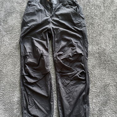 Black lightweight Bershka pants