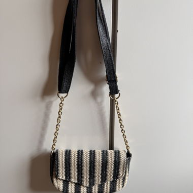 Petit sac rayé