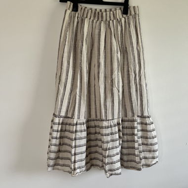 Long Striped Skirt