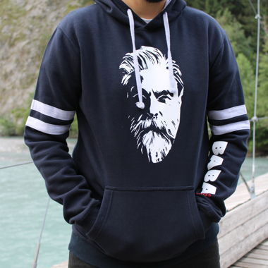 BABA Head Hoodie navy