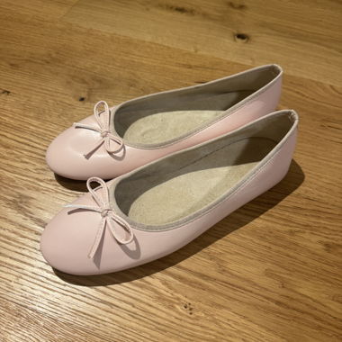 pink ballerina flats