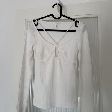Weisser Pullover XS