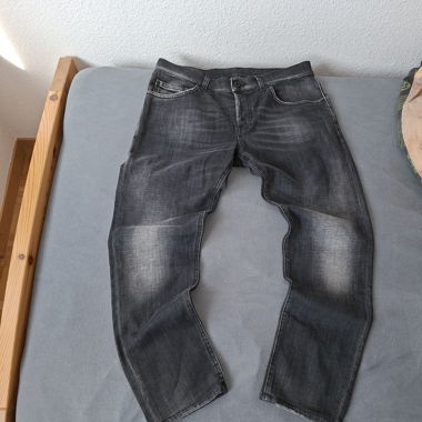 Jeans neri con lavaggio , Taglia 32