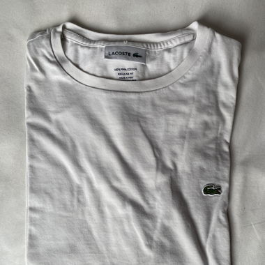 T-shirt Lacoste blanc