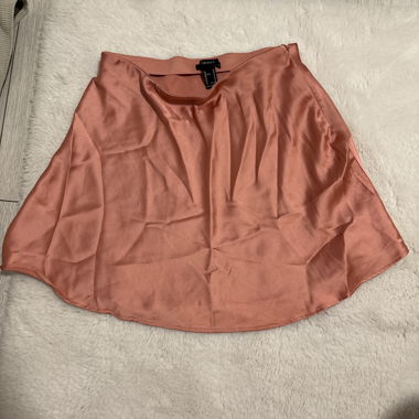 Pink Satin Skirt