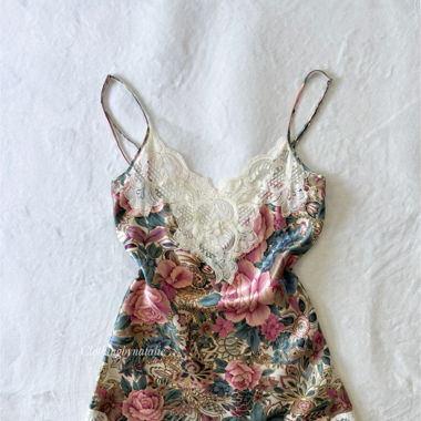 VS Gold Label Satin Slip Dress (S)
