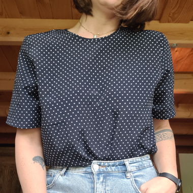 Blouse à pois
