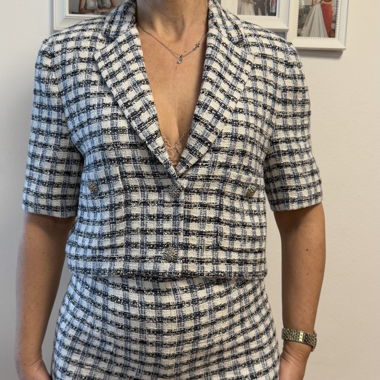 Ensemble tweed veste et short M