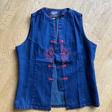 Sleeveless Denim Vest