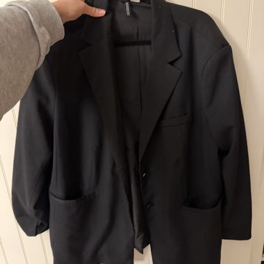 Black Oversize Blazer