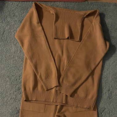 2 teiler set braun schön und gute Qualität 