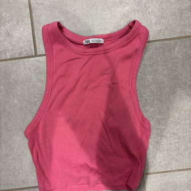 Zara Pink Sleeveless Top