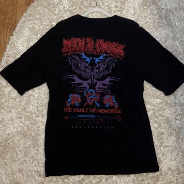 Schwarzes Oversize T-Shirt