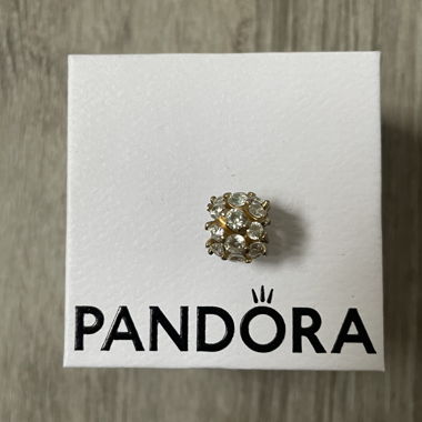 Original Pandora gold charm