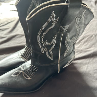Cowboy boots noires