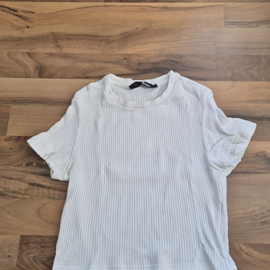 White ribbed crop top Tally Weijl