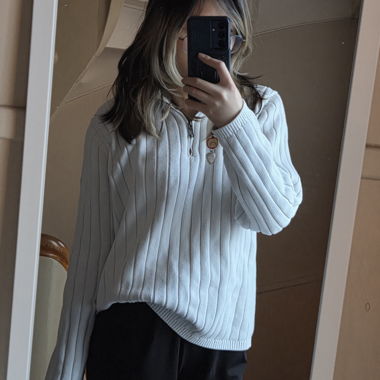 Marc O'Polo Strickpullover mit Reissverschluss