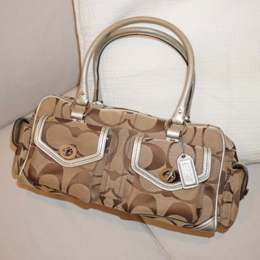 Coach monogram handbag