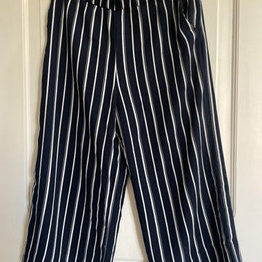 Culotte a righe con tasche